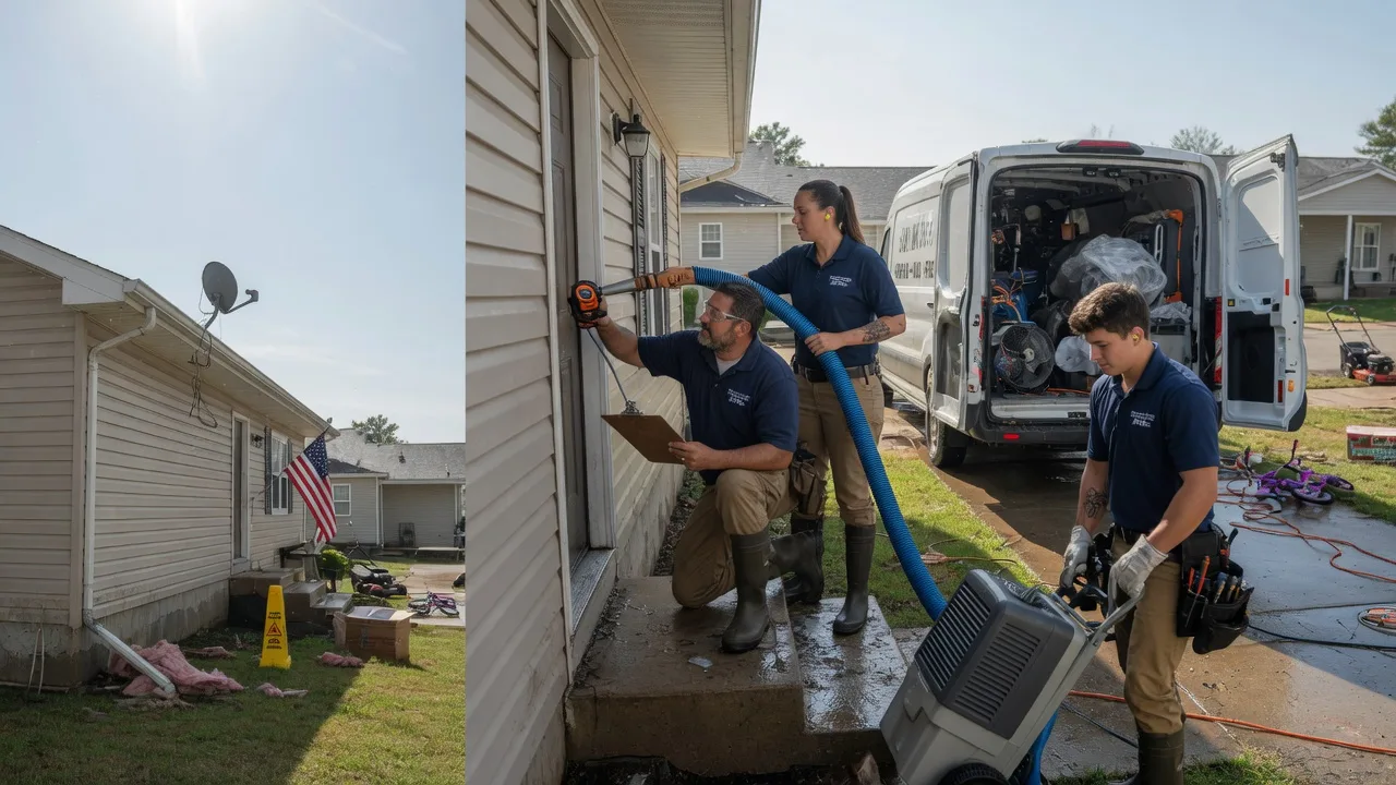 Ceiling Water Damage Restoration in Nashua, MN near me